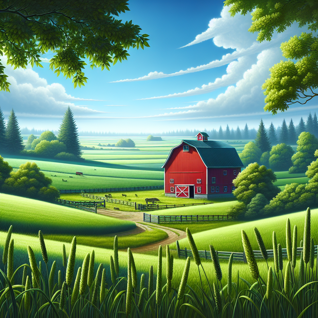 Farm landscape